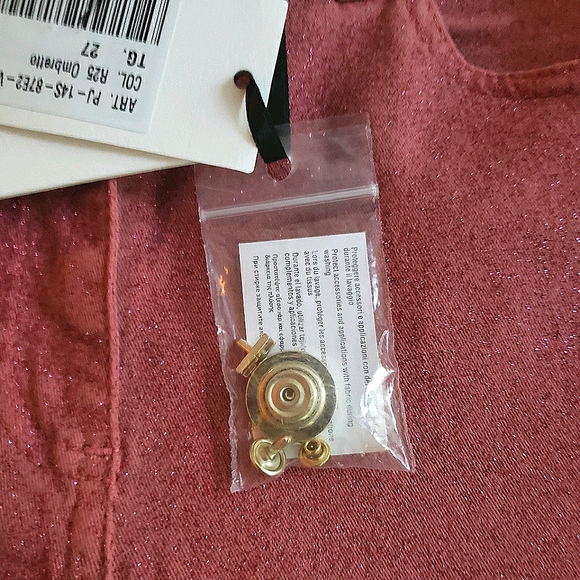 ELISABETTA FRANCHI JEANS Rose Pink Denim Jeans Size 27 Italian Brand New - Picture 12 of 15